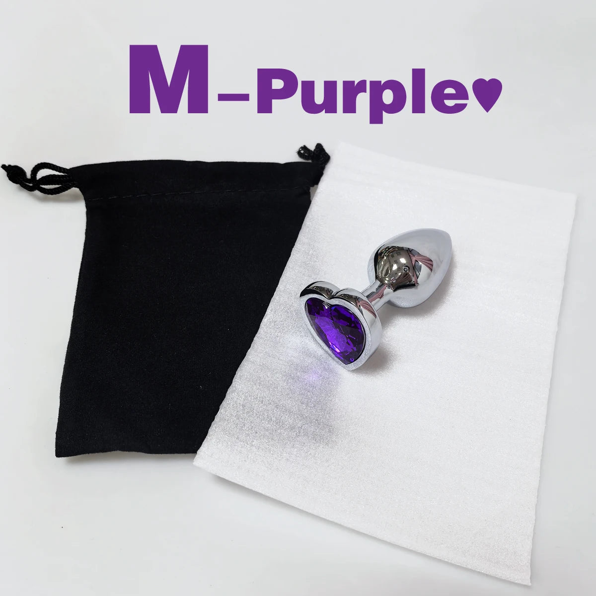 Heart Base Stainless Steel Anal Plug