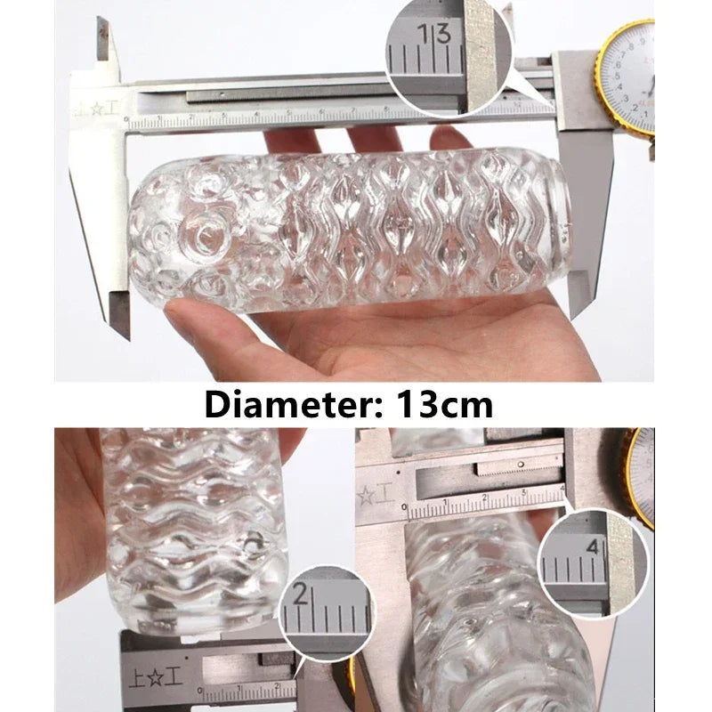 Transparent Soft Masturbator Cup for Men