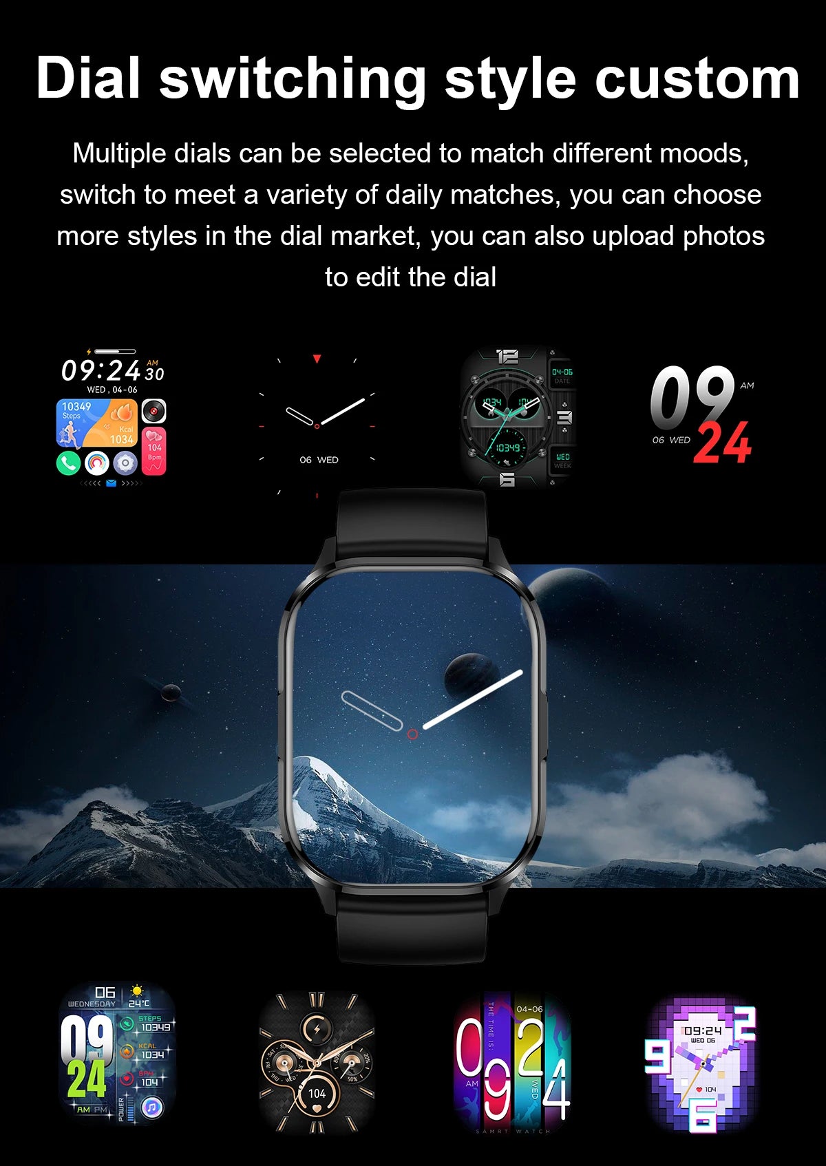 Smart Watch for Android with Full Touch Screen