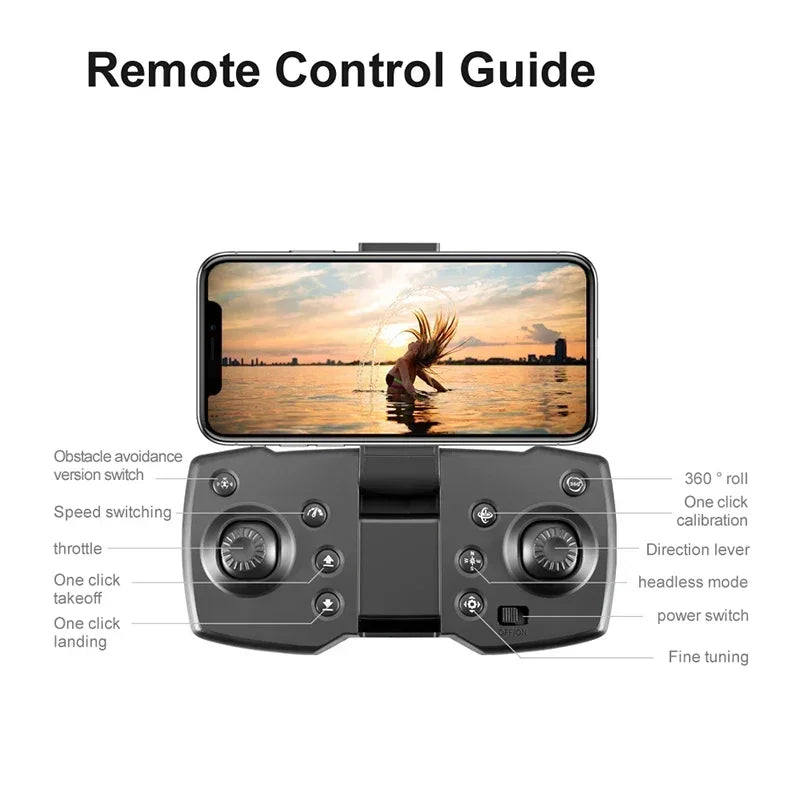 Capture stunning aerials with the V88 8K GPS drone!