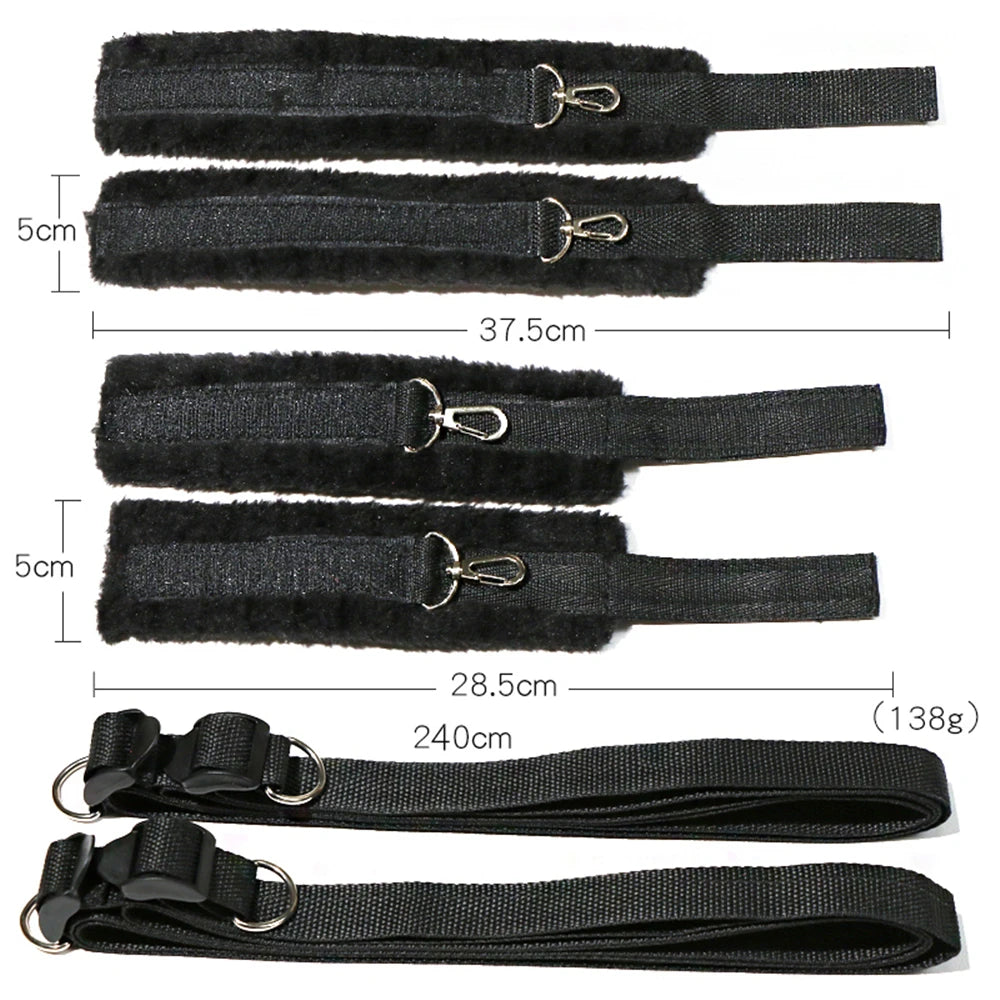 Under Mattress BDSM Bondage Restraint Kit