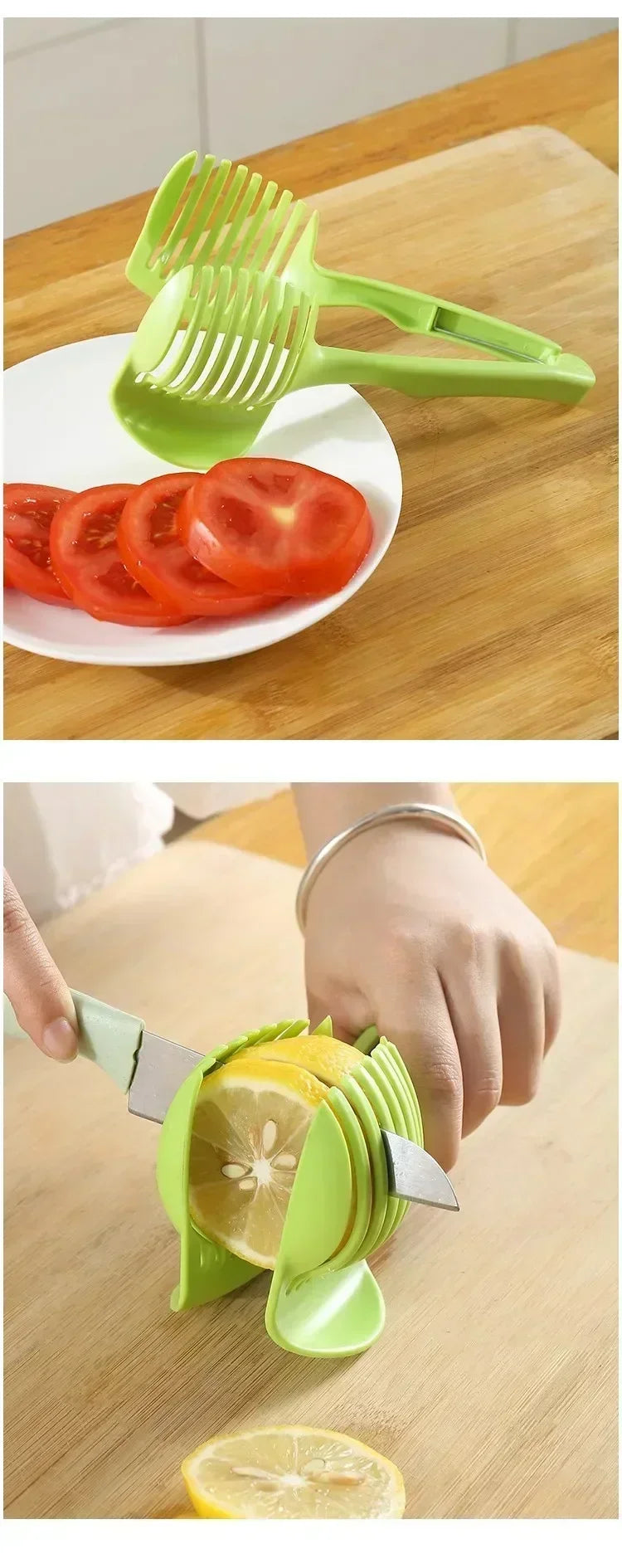 Stainless Steel Fruit & Veggie Slicing Clip