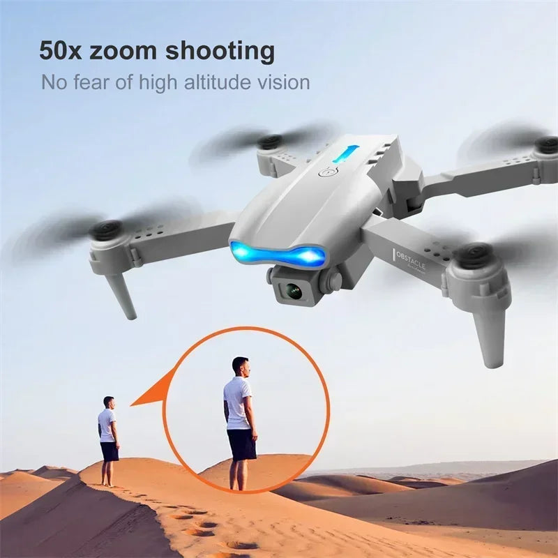 Drone With Camera 4k E99 Pro K3 Obstacle Avoidance