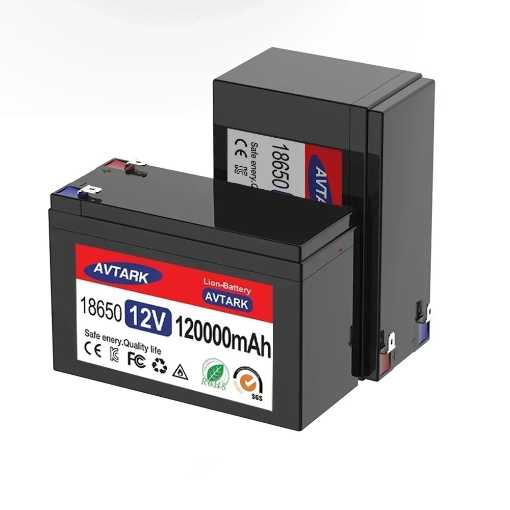 12V LiFePO4 Battery Pack with BMS + Charger