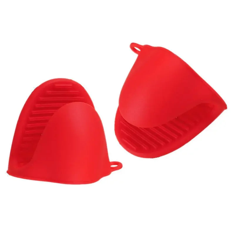2pcs Silicone Oven Mitts Heat Resistant Non-Slip Gloves