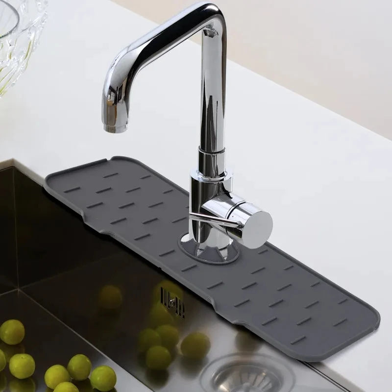 Silicone Faucet Absorbent Mat Splash Guard Pad