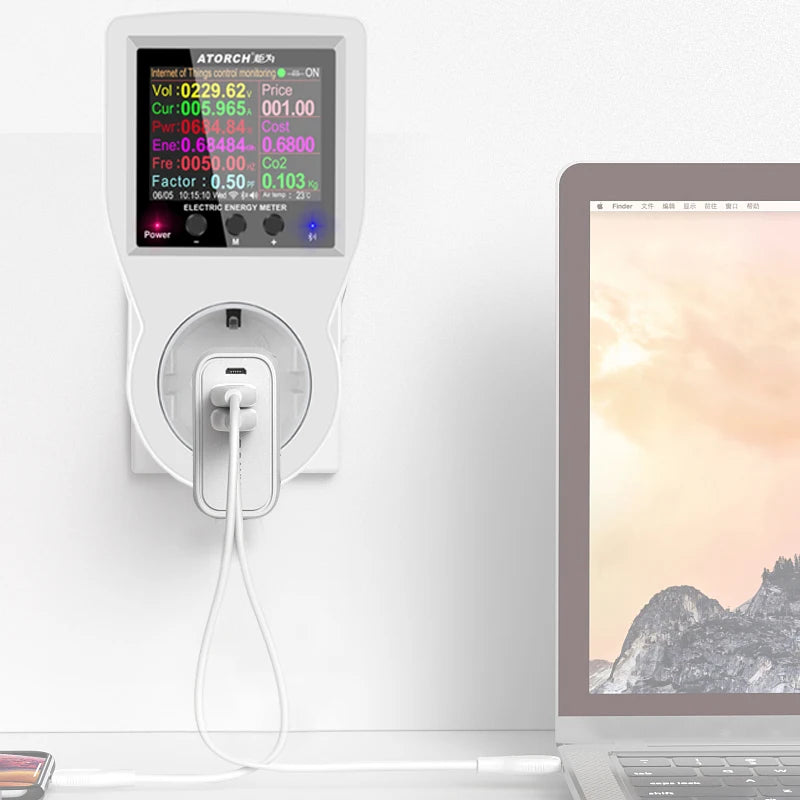 Tuya WiFi Smart Socket with Energy Meter