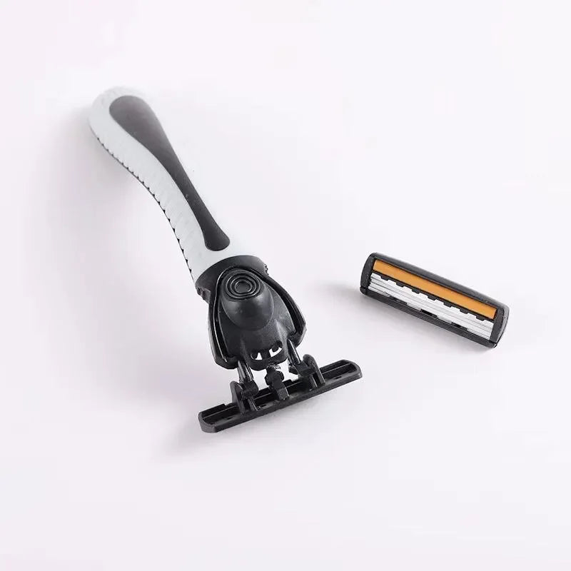 Triple-Layer Men's Reusable Shaver Razor