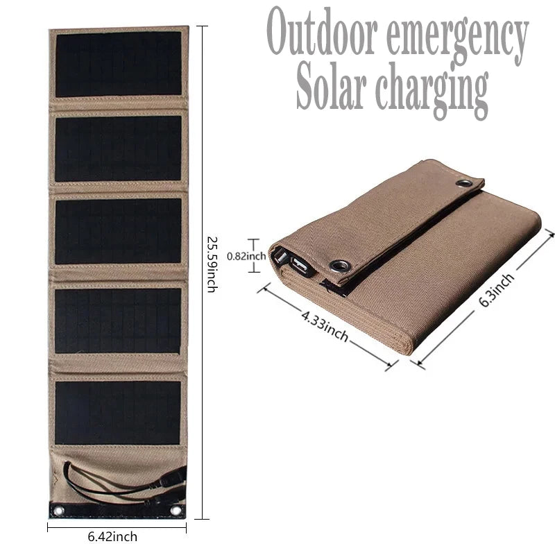 2000W Flexible Portable Solar Panel with USB Charging