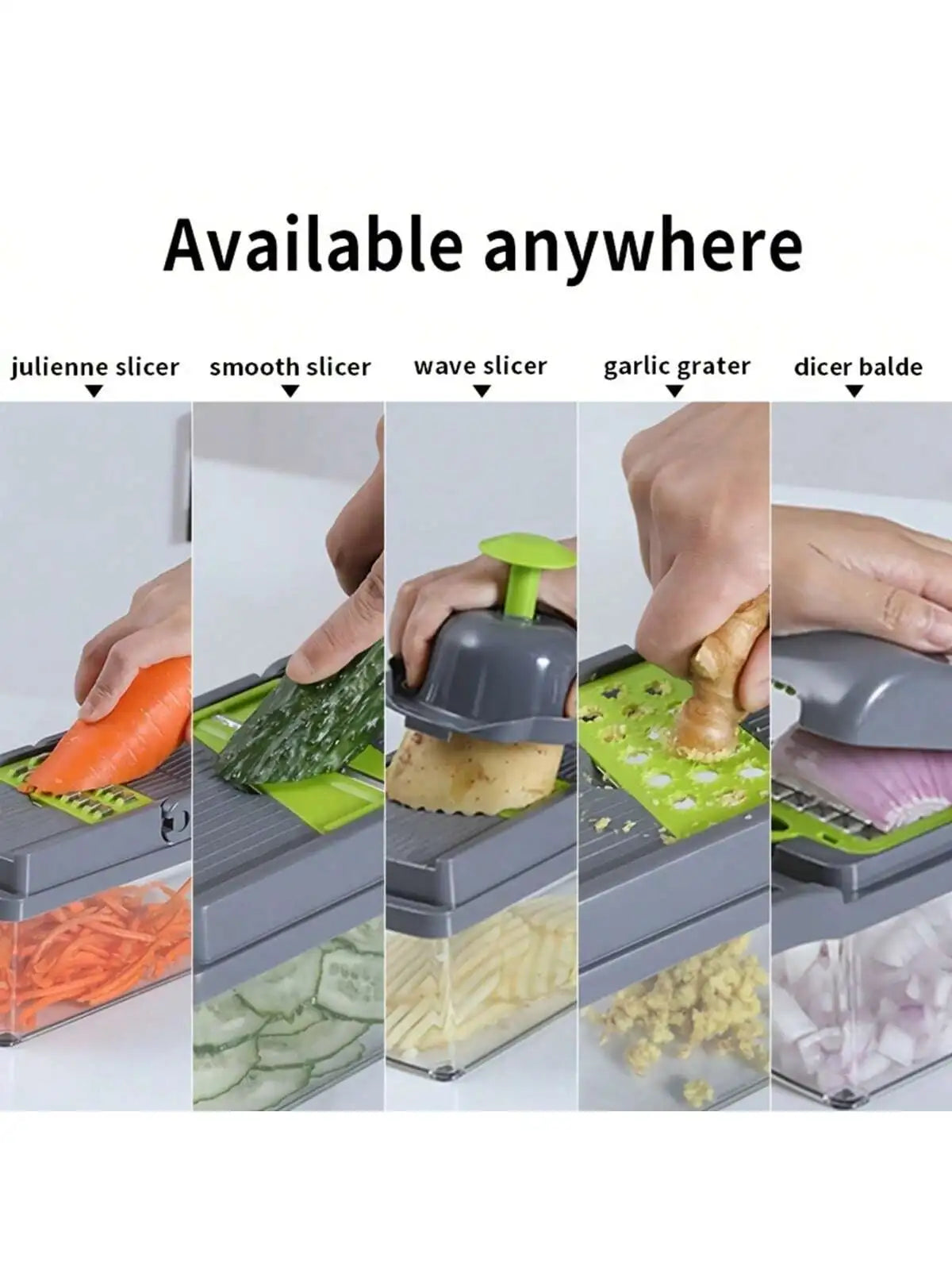 16-in-1 Vegetable Chopper & Slicer Kitchen Set