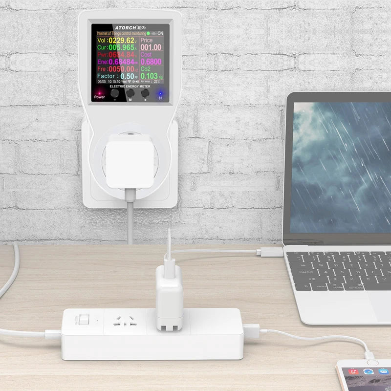 Tuya WiFi Smart Socket with Energy Meter