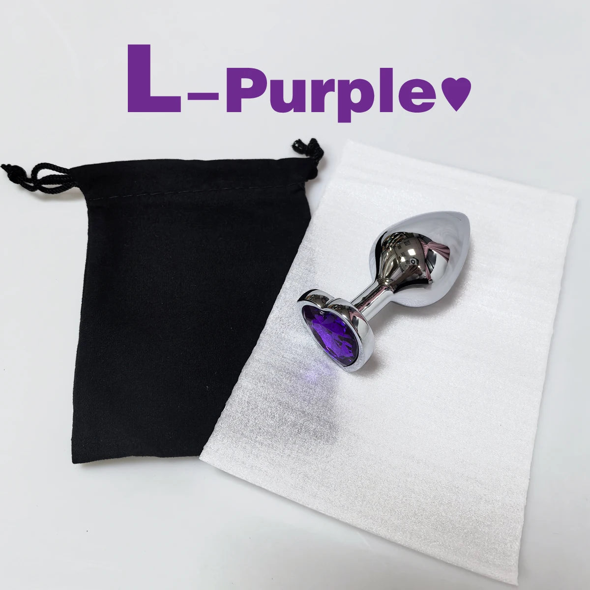 Heart Base Stainless Steel Anal Plug