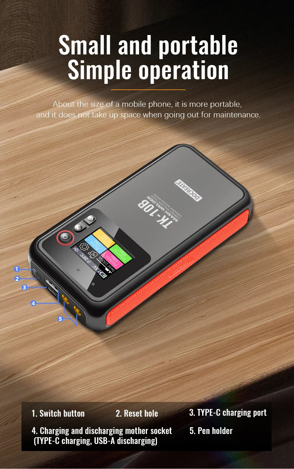 Smart Dual-Pulse Spot Welder & Power Bank