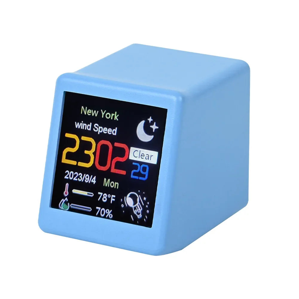 Smart WiFi Weather Clock with Bitcoin Monitor