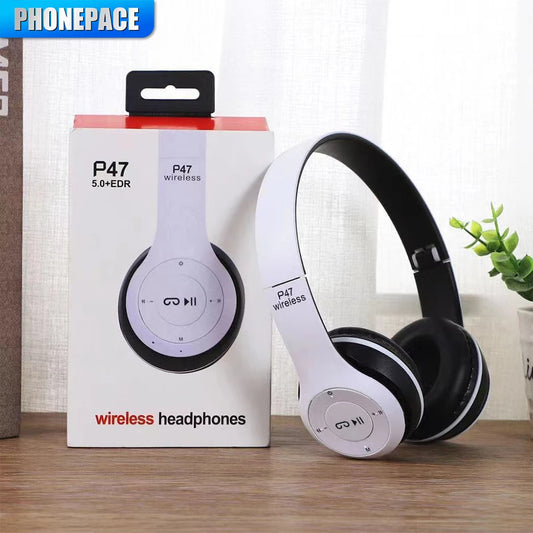 P47 Bluetooth 5.0 Wireless Folding Headset