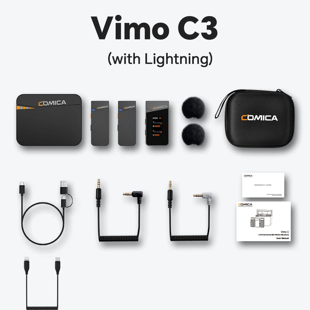 Comica Vimo C Mini Wireless Lapel Microphone Kit