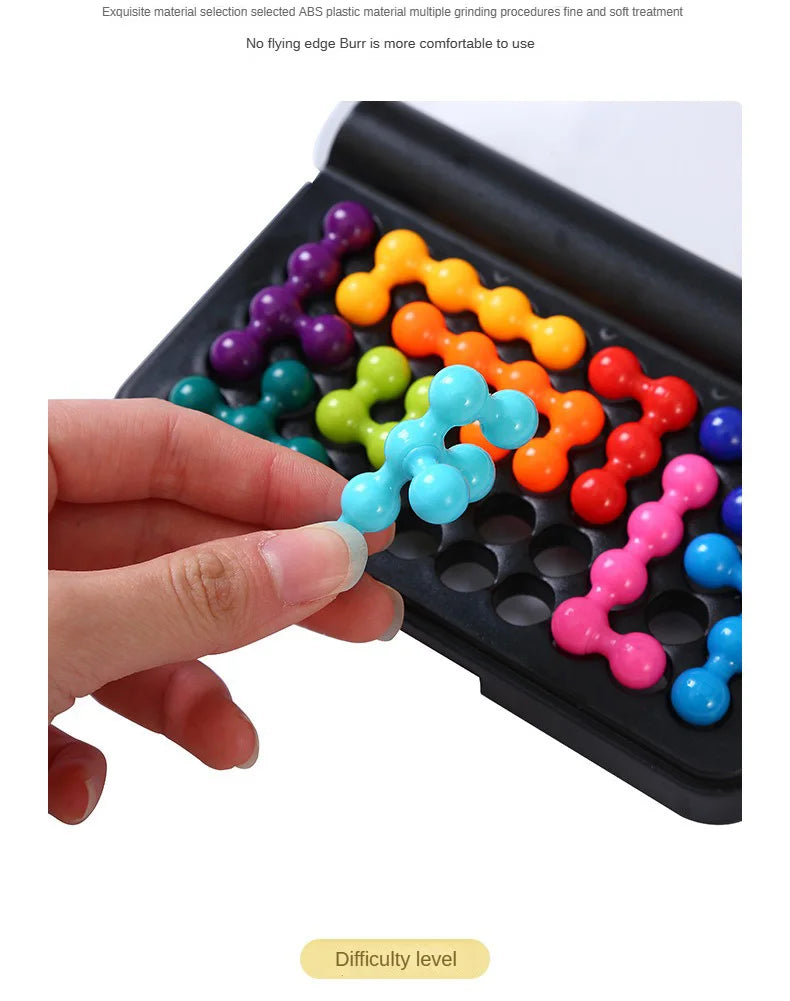 120 Challenges IQ 3D Puzzle Board Game – Classic Pyramid Brain Teaser 🧠🔺