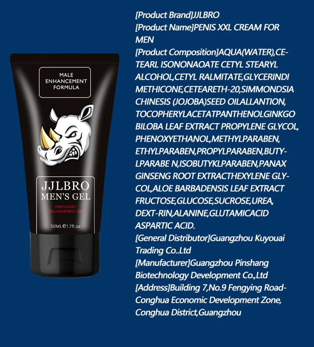 XXL Penis Enlargement Cream for Men