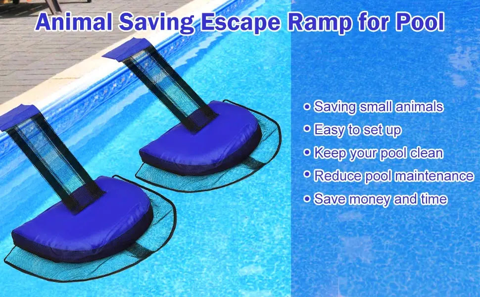 Floating Animal Escape Ramp for Pools – Frog & Critter Saver