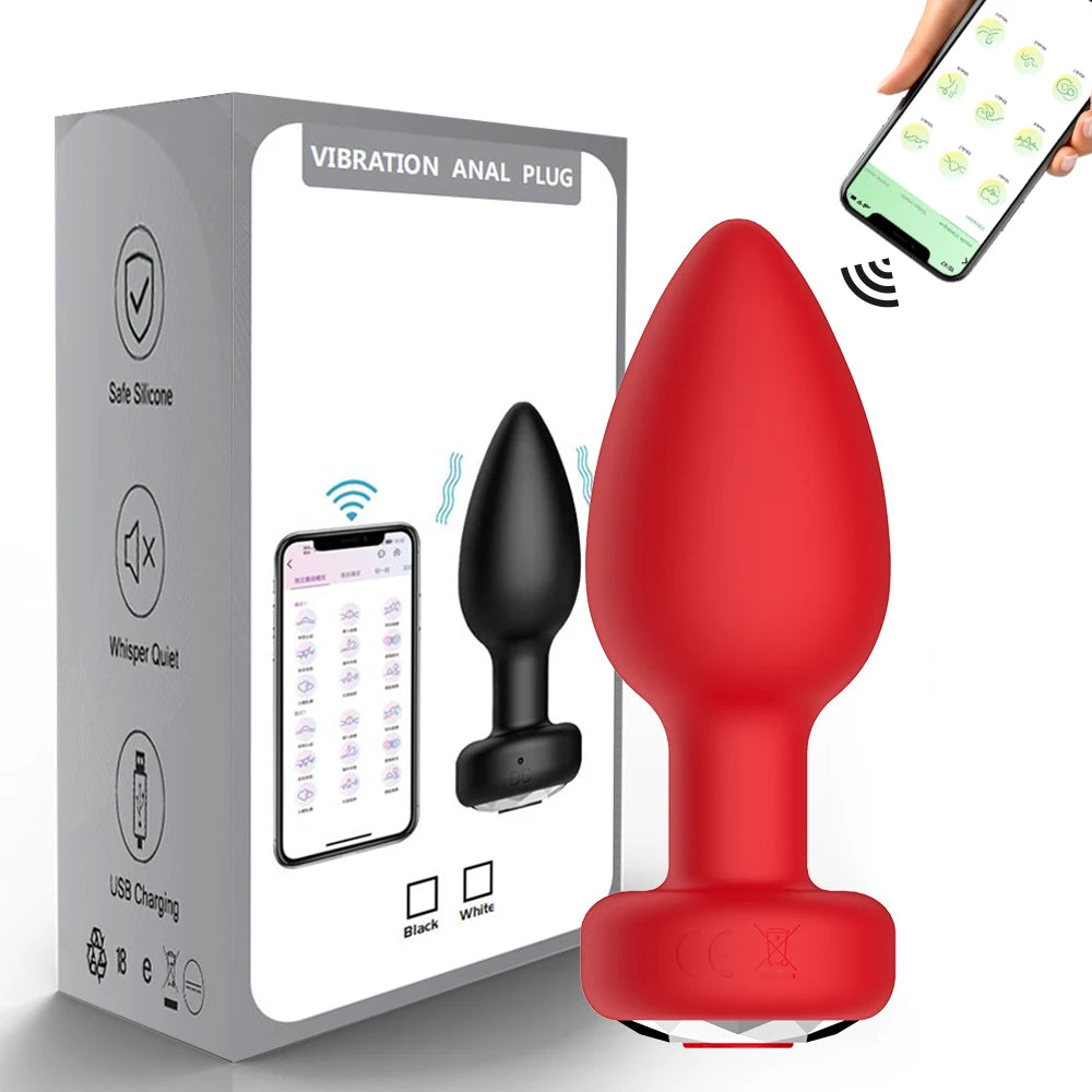 Bluetooth Remote Anal Vibrator with APP