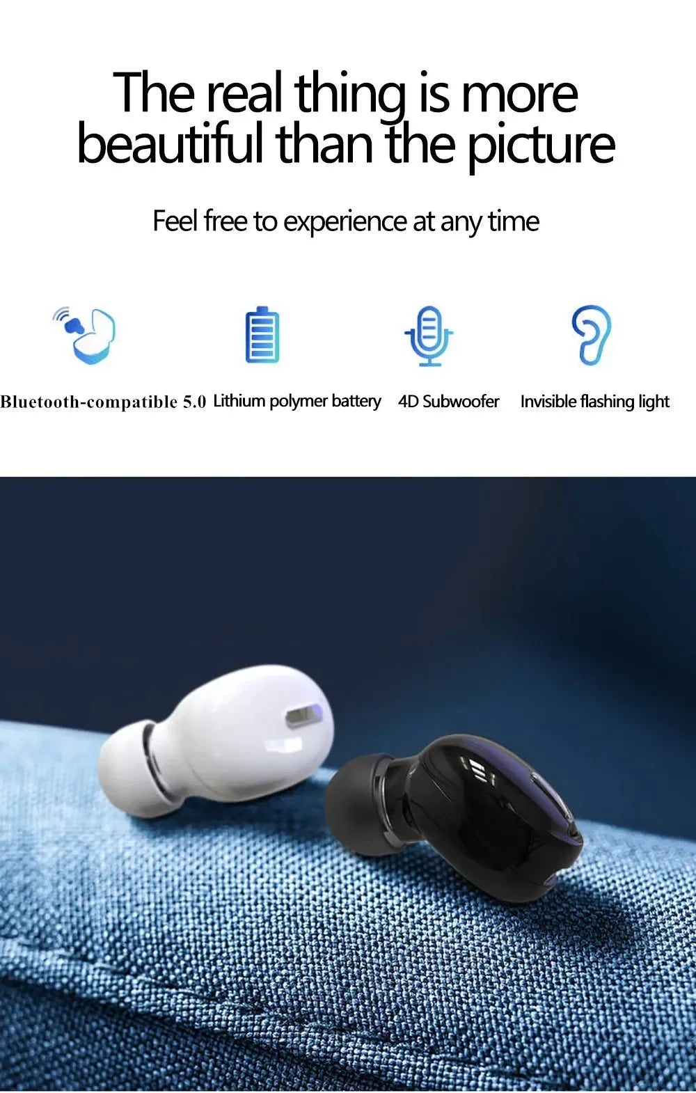 X9 Mini Wireless Bluetooth 5.0 Earbuds Headset