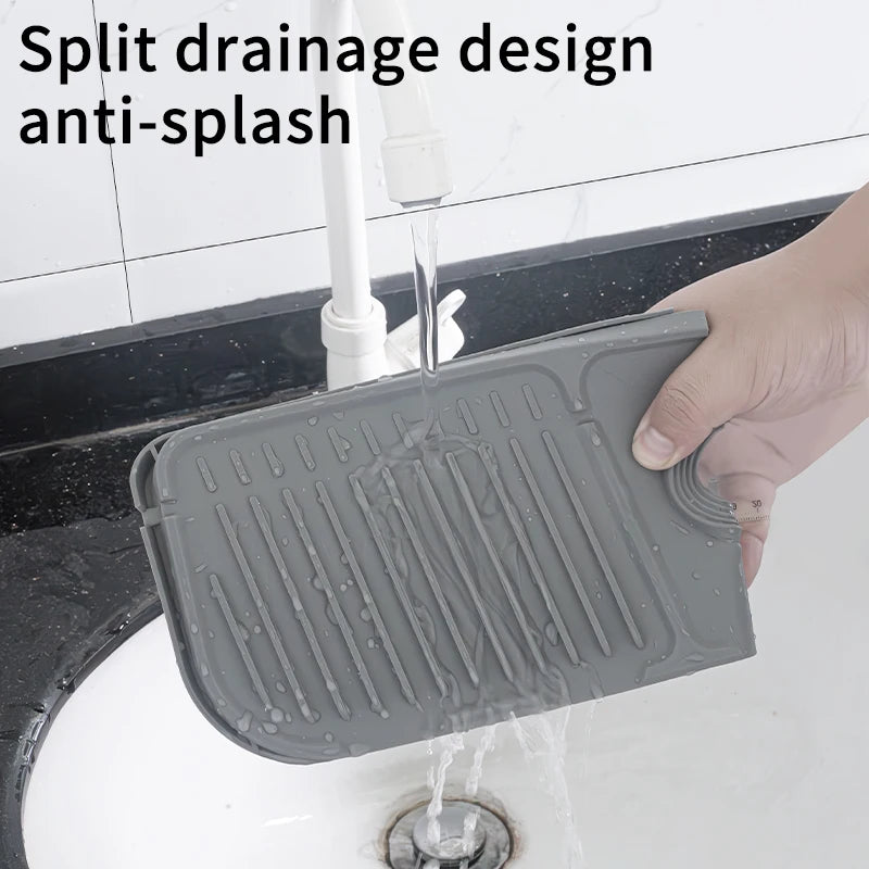Silicone Faucet Mat Splash Guard Sink Protector