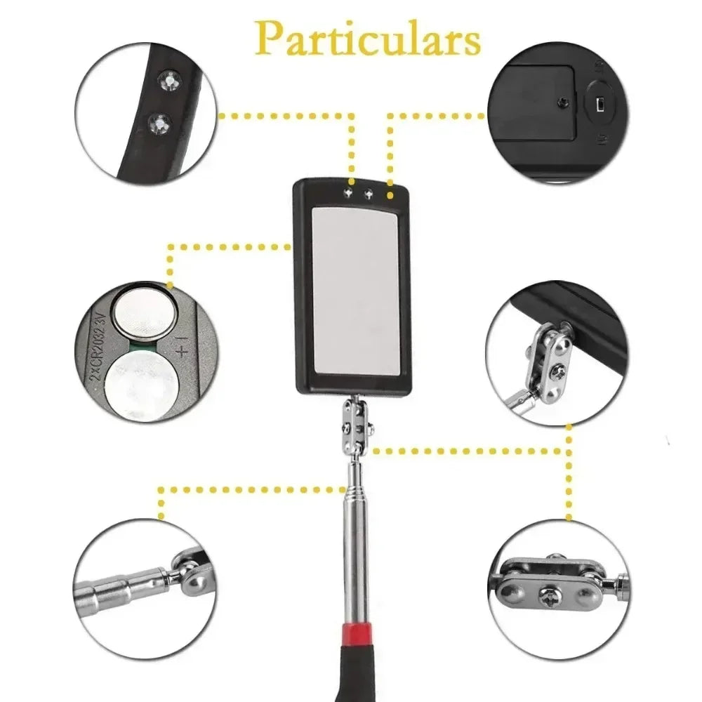 LED Telescoping Inspection Mirror – See What Others Can’t!