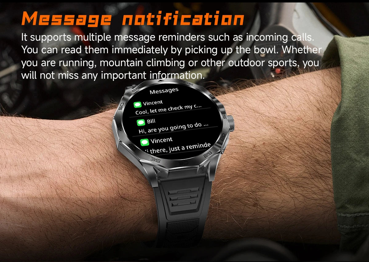 HD Smart Watch with Wireless Calls & Health Tracking