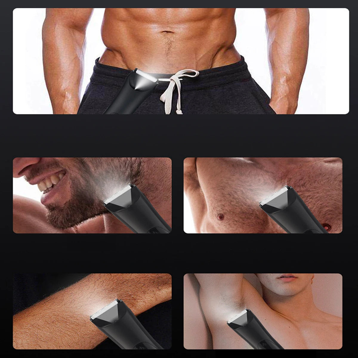 Men’s Full Body Hair Trimmer Epilator Groomer