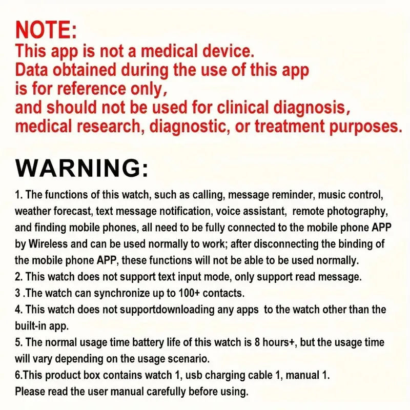 1.83" Smart Fitness Watch with Call Function