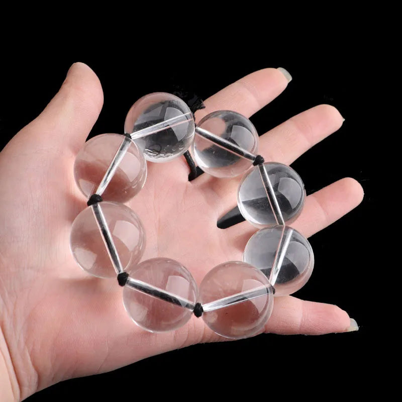 5 Sizes Glass Anal Beads Butt Plug Set
