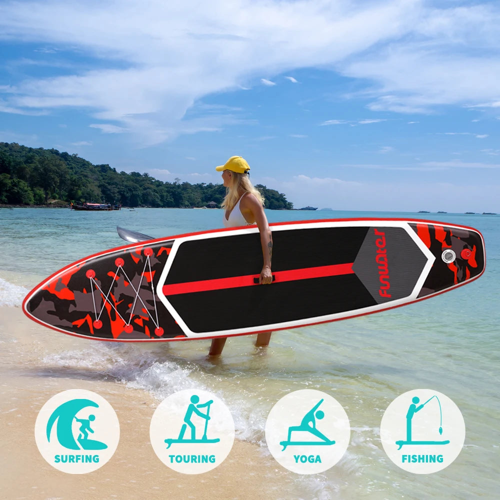 Feath‑R‑Lite 11′ Inflatable SUP Board with Accessories