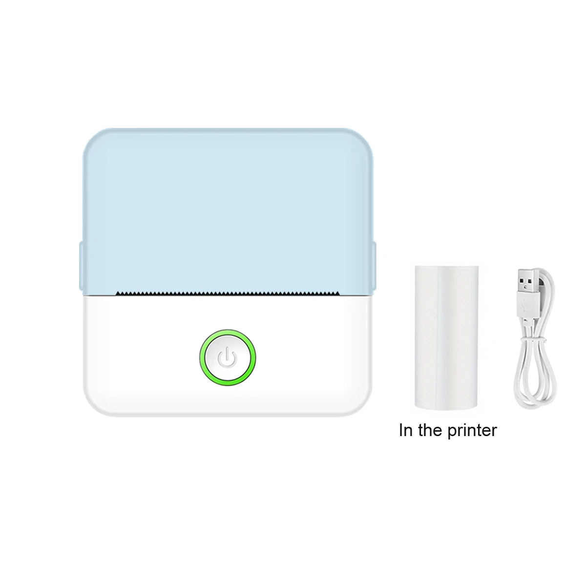 Mini Bluetooth Thermal Printer – Pocket-Sized & Inkless