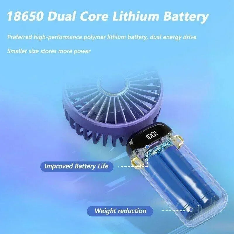 Rechargeable Neck Fan Mini Air Cooler