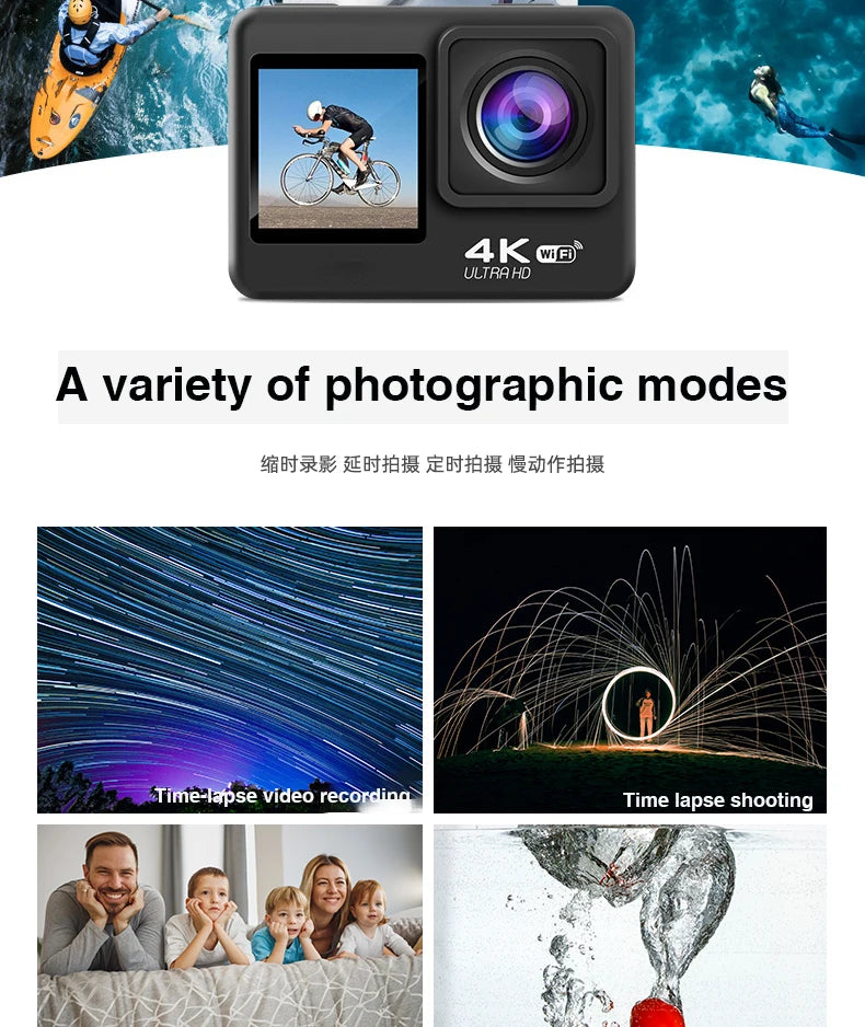 Capture epic moments with this Ultra HD 4K Action Camera!