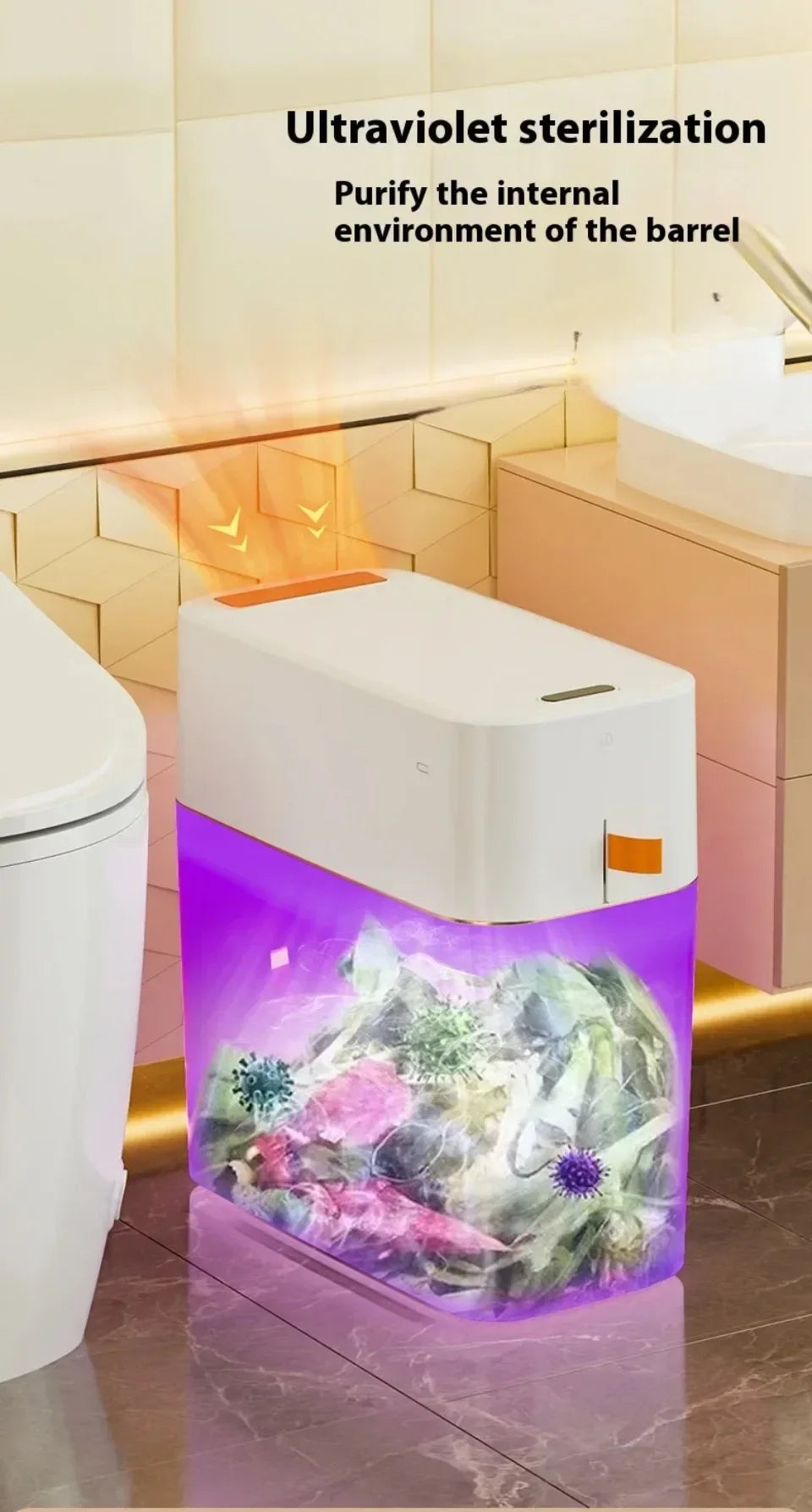 Smart Sensor Trash Can with Lid