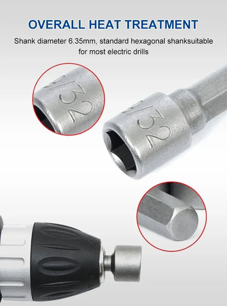 Hex Socket Extension Rod Tool Set
