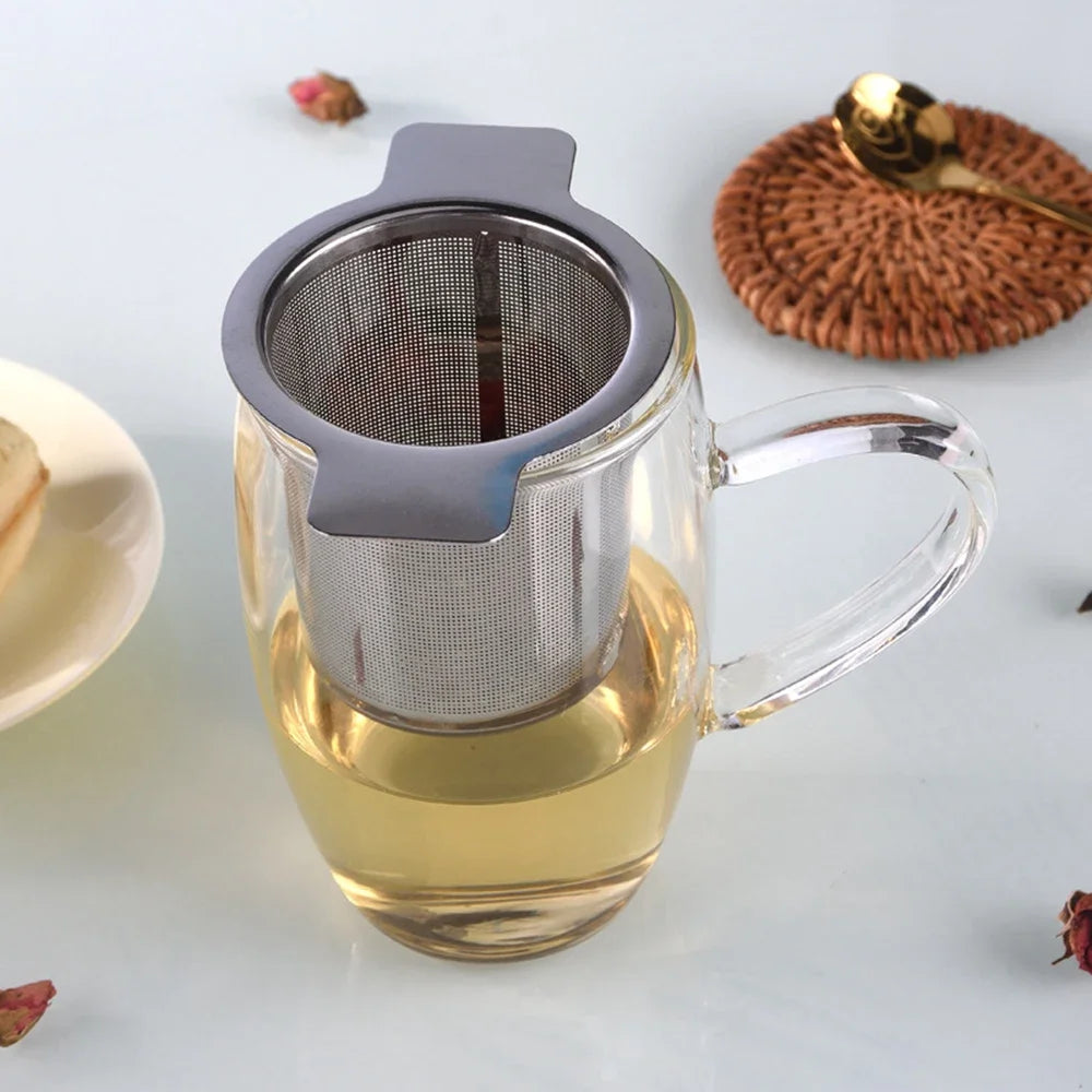 Stainless Steel Tea Infuser with Leak-Proof Lid