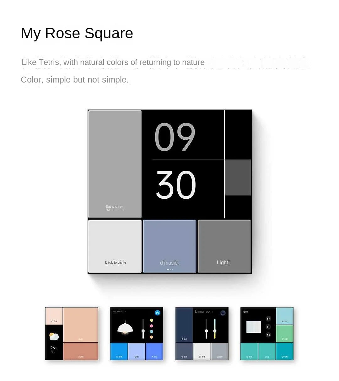 Aqara S1E Smart Touch Panel with LED Display