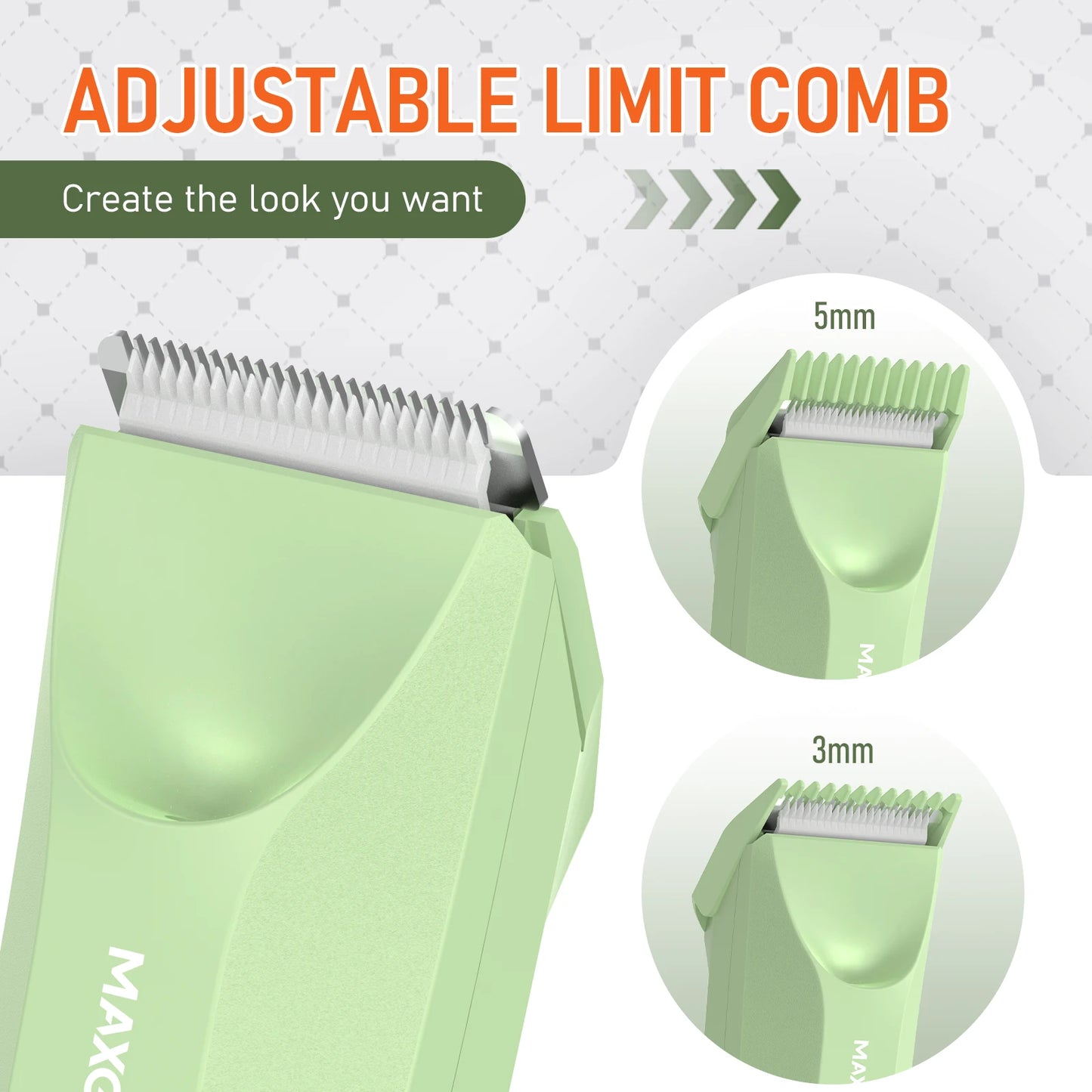 MAXGROOM Men's Body & Groin Hair Trimmer