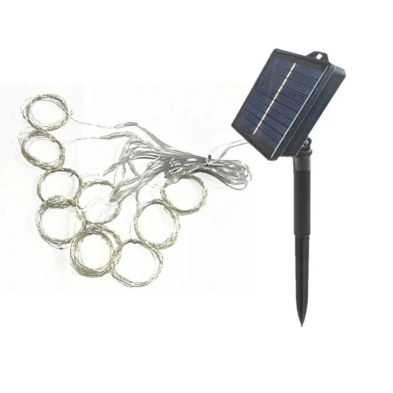 Outdoo Solar Curtain Lights Garden Light Fairy Lights LED Lights