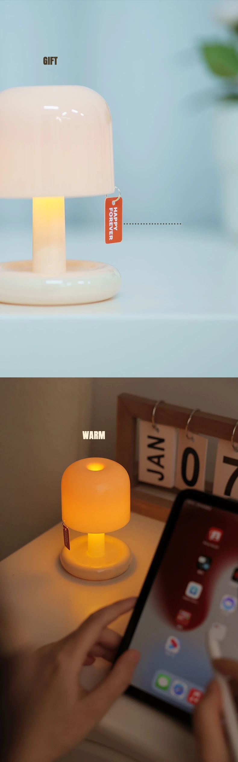 Mini USB Sunset Lamp Mushroom Light