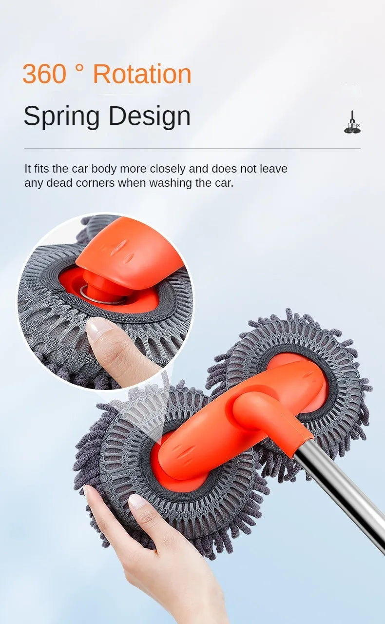 Telescopic Double-Head Car Wash Mop