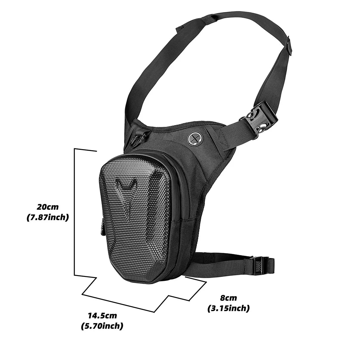 Waterproof Motorcycle Leg & Waist Bag – Rider Crossbody Gear