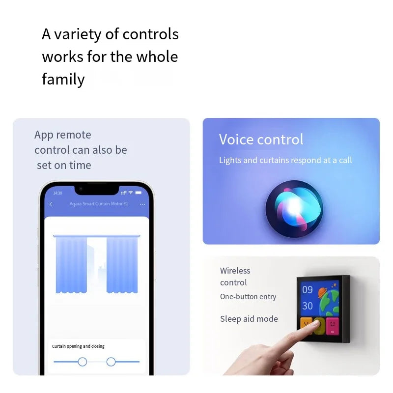 Aqara S1E Smart Touch Panel with LED Display