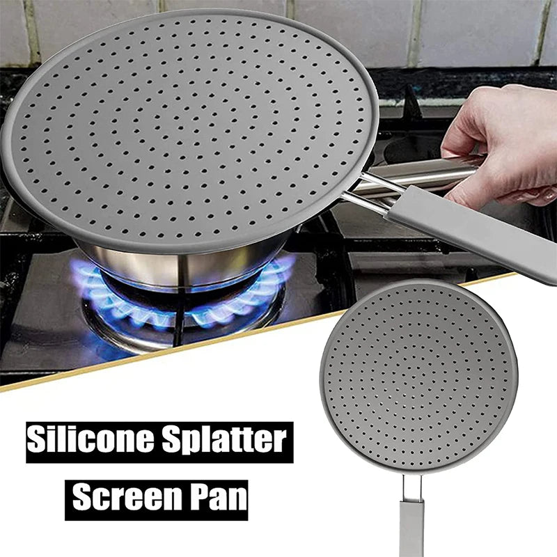 Silicone Oil Splatter Guard for Frying Pans