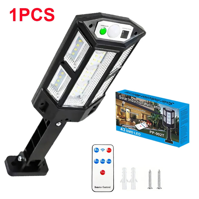 Upgraded Solar LED Outdoor Light with Sensor