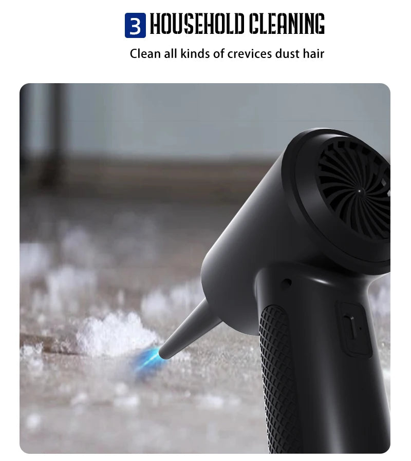 Cordless Air Duster 51000RPM for PC Cleaning