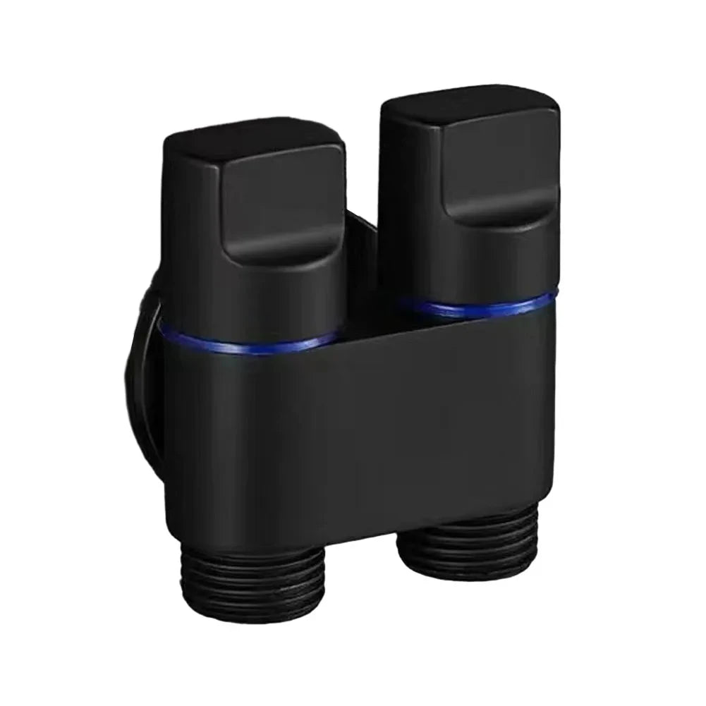 Control water flow with this stainless steel double outlet valve!
