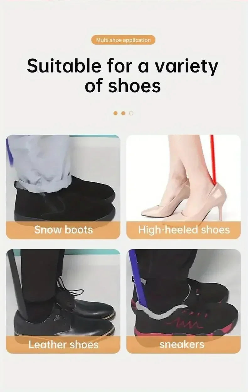 Flexible Long Plastic Shoe Horn Tool